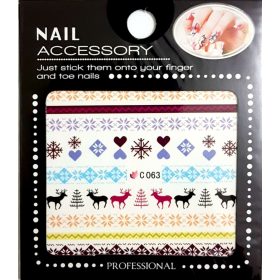 Karácsonyi matrica - c063