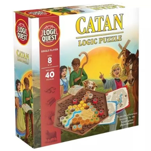 Catan telepesei logikai rejtvény társasjáték