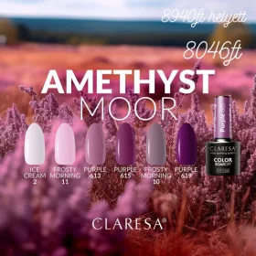 Claresa  Amethyst Moor kollekció (5db gél lakk)