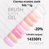 Claresa Brush Easy Gel - ecsetes zselé szett (9db)