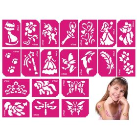 Kicsi lányos sablon szett 20db-os (CTMS-0061)