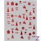 Karácsonyi öntapadó matrica - DH985