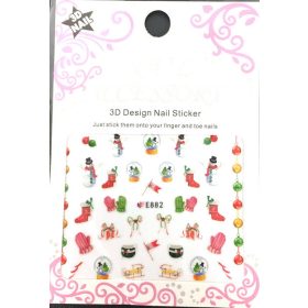 Karácsonyi matrica - E882