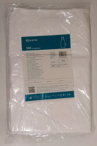 Mercator fóliakötény 100db (fehér)