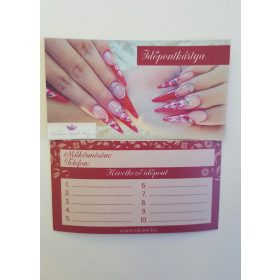 Időpont kártya 10db (4.típus)