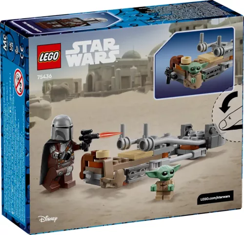75436 - LEGO Star Wars™ - A Mandalóri és Grogu speeder bike-ja