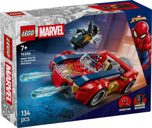 LEGO® Super Heroes 76336 – Pókember a venomizált Farkas ellen