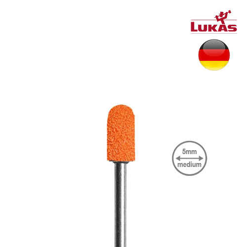 Lukas Podo csiszolósapka - narancs - 5mm - durva