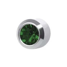Körfoglalat - natúr szín - sötétzöld - 3mm (205)