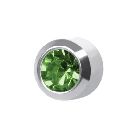 Körfoglalat - natúr szín - világoszöld - 3mm (208)