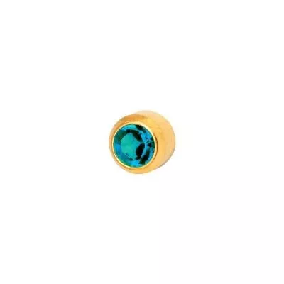 Körfoglalatú - 3mm - Türkizkék (212)