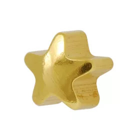 Alakzat - arany szín - csillag 3mm