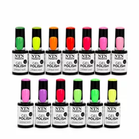 NTN neon gél lakk szett 13db