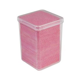 Szálmentes törlő  5x5cm 200 db-os dobozban (pink) 