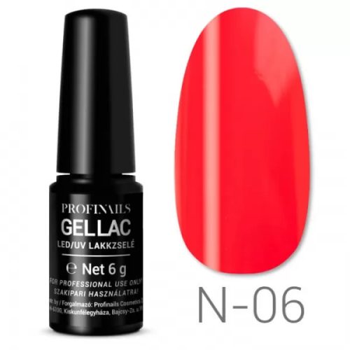 Profinails Gel Lac LED/UV lakkzselé 6 g No. N-06 (Neon Collection)