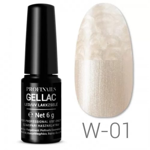 Profinails Gel Lac LED/UV lakkzselé 6 g No. W-01 ( Wedding Collection )