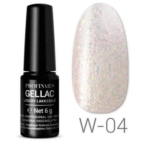 Profinails Gel Lac LED/UV lakkzselé 6 g No. W-04 ( Wedding Collection )