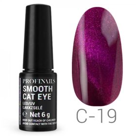 Profinails Smooth Cat Eye LED/UV lakkzselé C-19