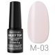 Profinails Milky Top fixálásmentes LED/UV fényzselé 6g M-03 Blush Pink 