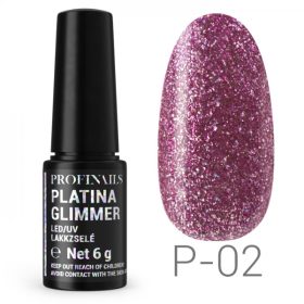 Profinails Platina Glimmer LED/UV lakkzselé P-02