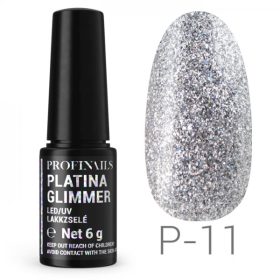 Profinails Platina Glimmer LED/UV lakkzselé P-11