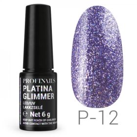 Profinails Platina Glimmer LED/UV lakkzselé P-12