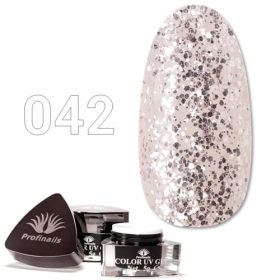 Profinails színes zselé No. 042.