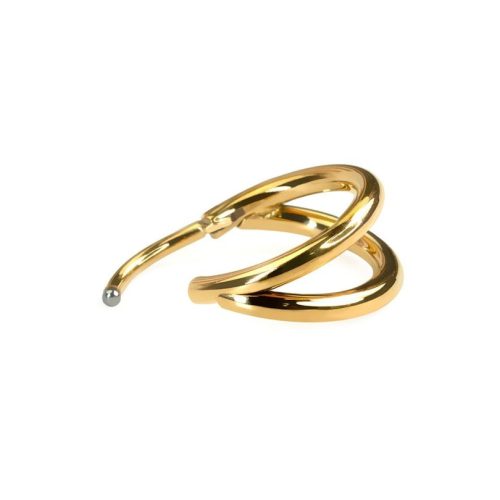 Dupla karika titánból (arany szín)