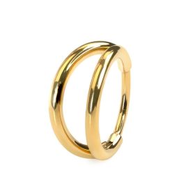 Dupla karika titánból (arany szín)