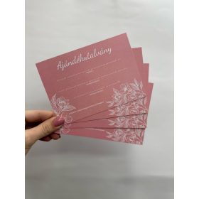 Ajándékutalvány 1db